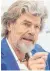  ?? FOTO: DPA ?? Bergsteige­r Reinhold Messner kommt am Samstag ins Ulmer CCU.