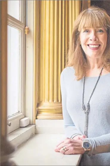  ??  ?? Actress Phyllis Logan in September 2015 in London’s Chiswick House, one of the