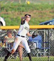  ?? Tyler Williams / Standard Journal ?? A deep ball gets relayed into the infield during Rockmart’s game against Dade County.