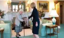  ?? Jane Barlow/AFP/Getty Images ?? Queen Elizabeth II and Liz Truss at Balmoral Castle, 6 September 2022. Photograph: