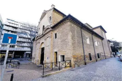  ?? Jaime Galindo ?? La iglesia anglicana de San Andrés está situada en la calle Santa Lucía de Zaragoza.