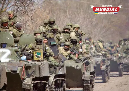  ?? ?? elementos del Ejército ruso siguen entrando a Mariúpol