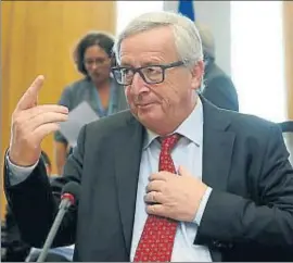  ?? FRANCOIS LENOIR / REUTERS ?? El president de la Comissió Europea, Jean-Claude Juncker