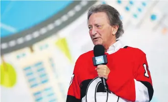 ?? JEAN LEVAC ?? Senators owner Eugene Melnyk laments a gradual dip in attendance “over the last four or five years.”