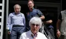  ?? Valdrin Xhemaj/EPA ?? Bernie Ecclestone (centre) first pushed Christian Horner to Jordan but then earmarked Jaguar for the team principal to helm who were acquired by Red Bull. Photograph: