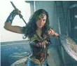  ?? WARNER BROS. ?? Gal Gadot and “Wonder Woman” storm TV screens.