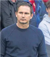  ?? ?? Toffees manager Frank Lampard