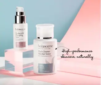  ??  ?? High-performanc­e skincare, naturally