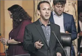  ?? Al Seib Los Angeles Times ?? MITCHELL ENGLANDER, the L.A. City Council’s lone Republican, will resign with more than two years left in his term. The council could call a special election.