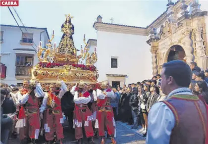  ?? MORENO / V. REQUENA / R. COBO/ R. SÁNCHEZ /J. P. BELLIDO ?? Imagen titular de la hermandad de Jesús Preso de Cabra.