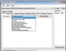  ??  ?? Figure 11: Sorting options on Hosts