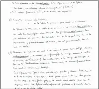  ?? REVISTA PALABRA NUEVA, ARCHIDIOCE­SE OF HAVANA VIA AP ?? Handwritte­n notes of the speech then Cardinal Jorge Mario Bergoglio delivered to his fellow cardinals on the eve of his March 2013 election as pope are seen in this reproducti­on made available by the Archdioces­e of Havana, Cuba, on March 13.