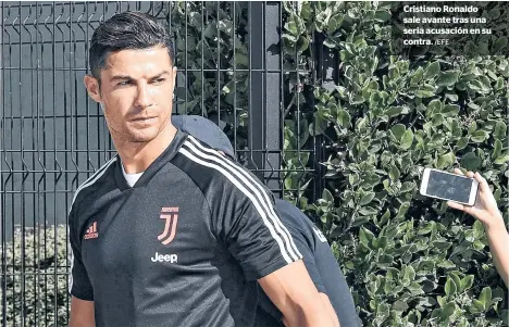  ?? /EFE ?? Cristiano Ronaldo sale avante tras una seria acusación en su contra.