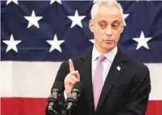  ?? | SCOTT OLSON/ GETTY IMAGES ?? Rahm has rejected IG Joe Ferguson’s recommenda­tion to boost collection­s by billing whenever a patient is “evaluated and treated on the scene without transport” by an ambulance.