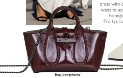 ??  ?? Bag, Longchamp