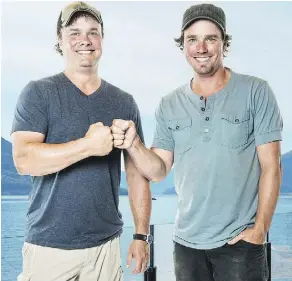 ??  ?? Kevin Buckles, left, and his brother Andrew, stars of the Cottage Life TV show Brojects, will appear at the 2018 Cottage Life & Cabin Show, running at the Edmonton Expo Centre from April 20-22.