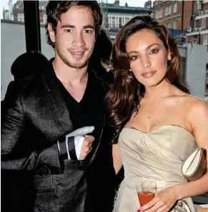  ??  ?? Cipriani with Kelly Brook, above, and being treated by medics in 2013