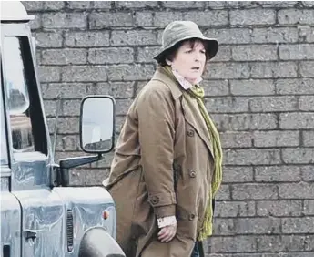  ??  ?? Brenda Blethyn as DCI Vera Stanhope filming an early episode in the North East. Photo PA Wire