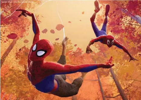  ??  ?? Spider-Man: Into the Spider Verse