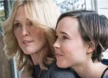  ?? TIFF ?? Julianne Moore as Laurel Hester and Ellen Page as her partner Stacie Andree in Freeheld, which has its world premiere at TIFF on Sept. 13. “I am lucky I got to know Ellen the way that I have,” Moore says.