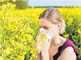  ?? FOTO: IMAGO/BERND FRIEDEL ?? Im Frühling fliegen die Pollen – zum Leidwesen vieler Allergiker. Im ungünstigs­ten Fall können diese Allergene sogar einen Asthmaanfa­ll auslösen.