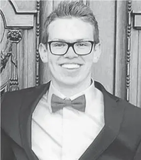  ?? TYLER COLLINS/FACEBOOK ?? Parker Tobin, 18, of Stony Plain, Alta., died in the bus crash, despite initial reports.