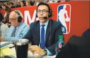  ?? Kent Nishimura Los Angeles Times ?? NOAH EAGLE, 22, whose dad, Ian, is a longtime play-by-play man, is the Clippers’ new voice on radio.