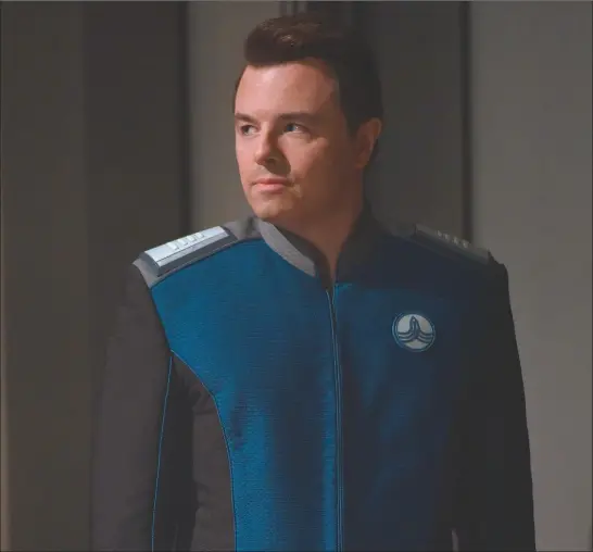  ??  ?? Seth MacFarlane in a scene from “The Orville”