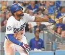  ?? JAYNE KAMIN-ONCEA/USA TODAY SPORTS ?? Matt Kemp is the Dodgers’ only black player.