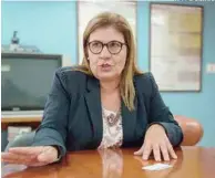  ?? NICOLÁS TAVIRA ?? DEFIENDE. Pasqualina Curcio, economista venezolana.