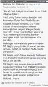  ??  ?? KRITIKAN MEMBINA: Tangkap layar Facebook Bakhtiar yang memaparkan tegurannya terhadap kepimpinan negeri sekarang.