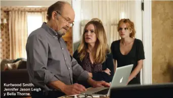  ??  ?? Kurtwood Smith, Jennifer Jason Leigh y Bella Thorne.