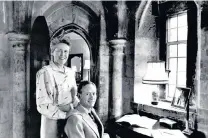  ??  ?? Mears with his wife Elizabeth in the Tower of London: he was described as having a keen, analytical mind