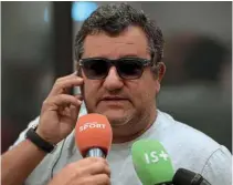  ??  ?? Super-agent… Mino Raiola has been a victim of impersonat­ion