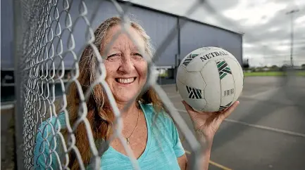  ?? PHOTO: ANDY JACKSON/STUFF ?? Karen Hamel, of Taranaki, is one of the netballers in Christchur­ch for the festival.