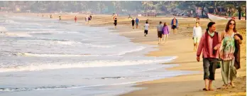  ??  ?? Laid back: Tourists are attracted by Goa’s golden beaches – and cheap drugs