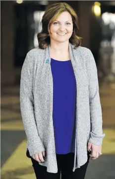  ?? TROY FLEECE ?? Tracey Magee suffers from scleroderm­a, an overproduc­tion and accumulati­on of collagen in body tissues. She is the new president of a provincial associatio­n for patients, families and friends.