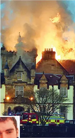  ?? ?? Couple: Richard Dyson and Simon Midgley died in 2017 blaze, above
