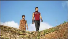  ?? AMC ?? Aramis Knight and Daniel Wu appear in a scene from the first episode of the new AMC series “Into the Badlands.”