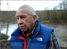  ?? AP Photo/Ted S. Warren ?? In this 2014 file photo, Billy Frank Jr. poses for a photo near Frank’s Landing on the Nisqually River in Nisqually, Wash.