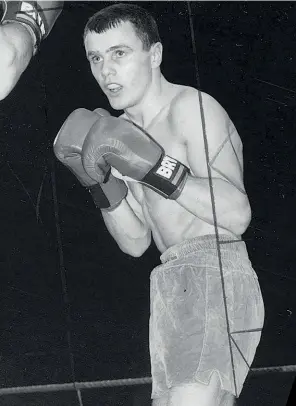  ??  ?? FRESH-FACED: Mcdonnell in his fighting days