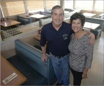  ?? JOEL ROSENBAUM — THE REPORTER ?? Wren’s Cafe owners, Kevin and Georgia Moreno, of Vacaville, are being honored for their service to the community as the 2020Vacavi­lle Fiesta Days Grand Marshalls.