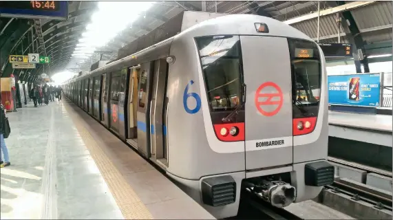  ??  ?? The Delhi Metro Rail Corporatio­n plans to add another 100km to their existing Metro network across the NCR.