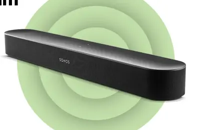  ??  ?? A compact Sonos soundbar which could transform your listening experience