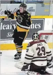  ?? CLIFFORD SKARSTEDT EXAMINER ?? Matthew Strome suited up for the OHL team Thursday in the Canada Russia Series.