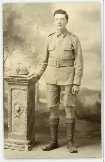  ??  ?? Does this picture reveal that Charles Greenfield re- enlisted in the army?