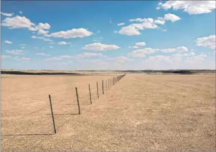  ??  ?? Biblical plagues: Droughts, such as this one in the northern Cape, will become commonplac­e if we continue to ignore the danger signs and keep pushing carbon into the atmosphere. Photo: Paul Botes