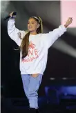  ?? Getty ?? Ariana Grande at the benefit concert that she organised in response to the bombing