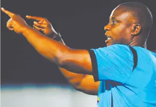  ??  ?? Unshaken…Tanzania coach Etienne Ndayiragij­e