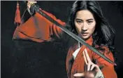  ?? DISNEY ?? Liu Yifei stars in Disney’s live-action remake of “Mulan.”